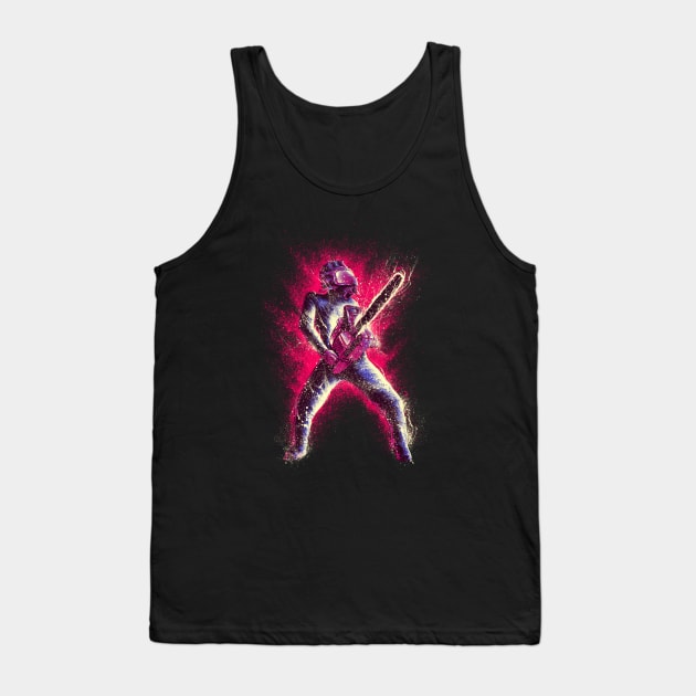 Chainsaw Pink Tank Top by barmalisiRTB